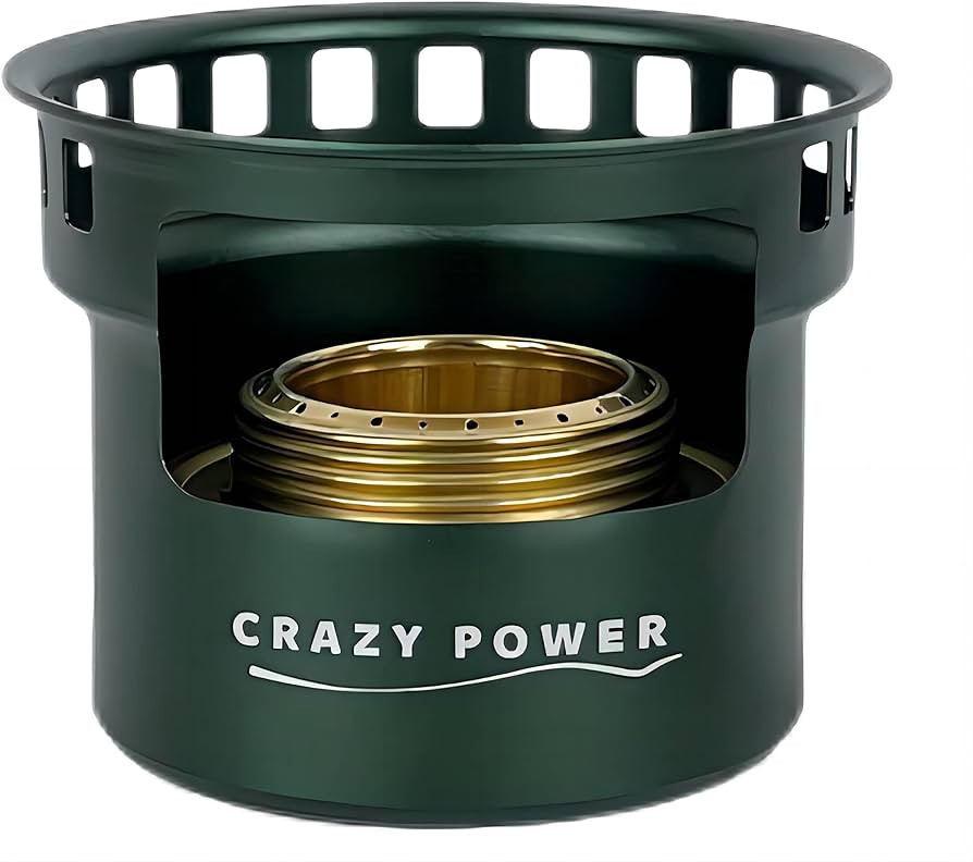 Crazy Power Portable Alcohol Stove Camping Backpacking Lightweight Stove Mini Aluminum Camping St... | Amazon (US)