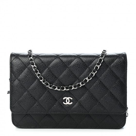 CHANEL

Caviar Quilted Wallet On Chain WOC Black | Fashionphile