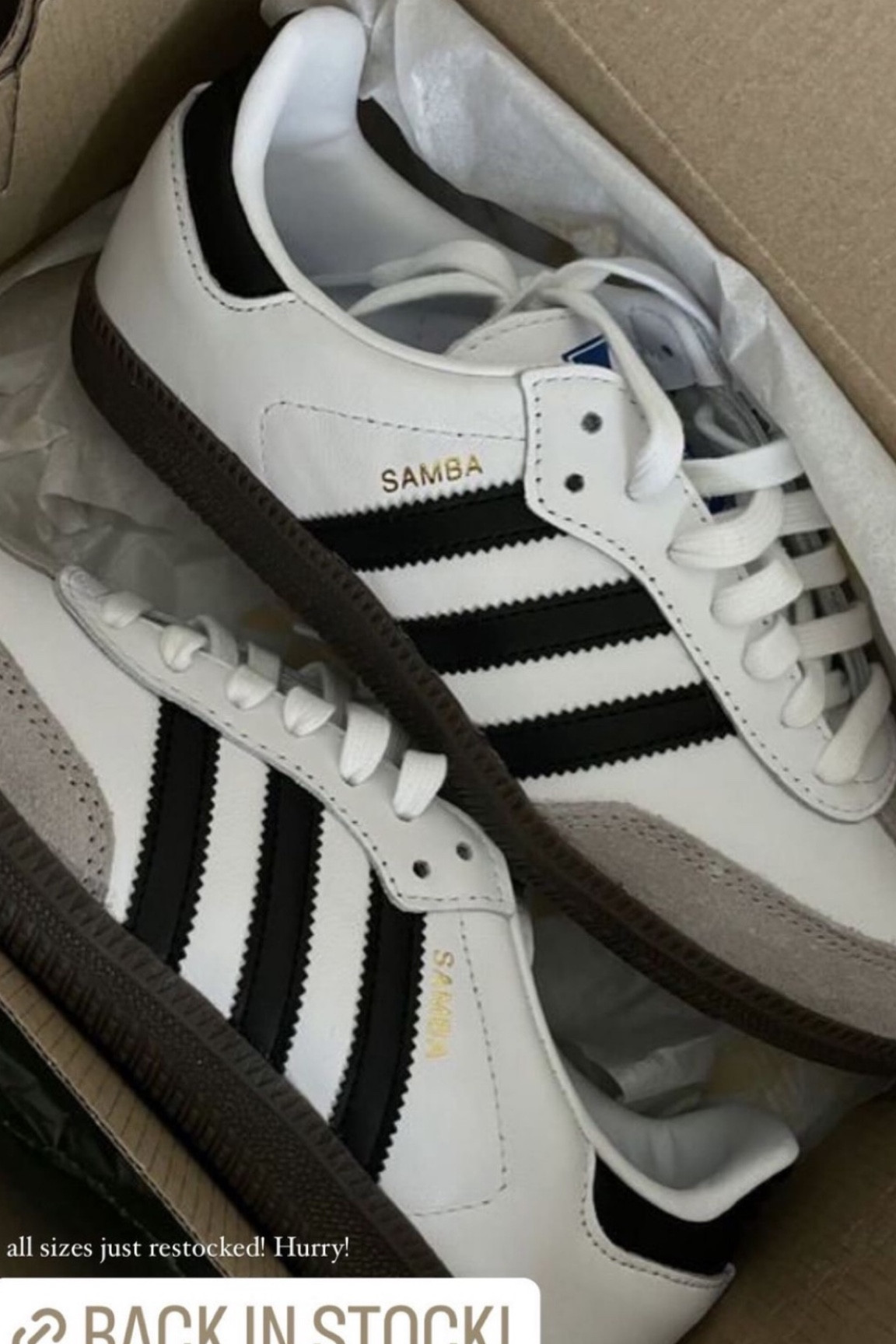 Adidas samba - back in stock 

#LTKshoecrush #LTKstyletip