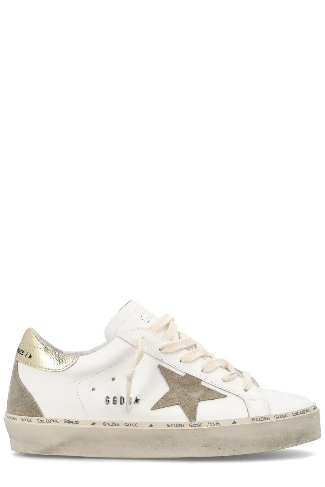 Golden Goose Deluxe Brand Hi Star Lace-Up Sneakers | Cettire Global
