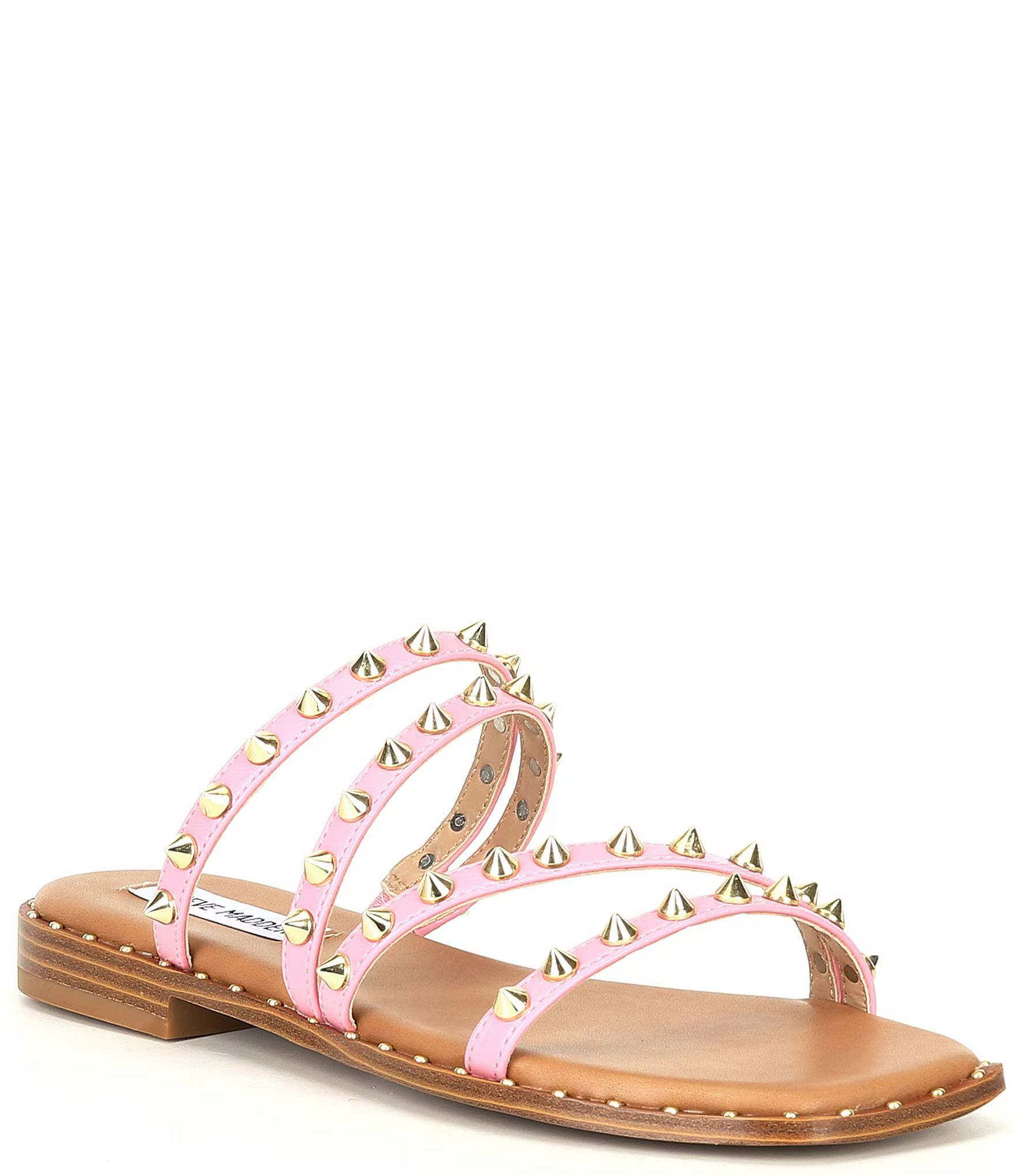 Selina Spiked Square Toe Sandals | Dillards