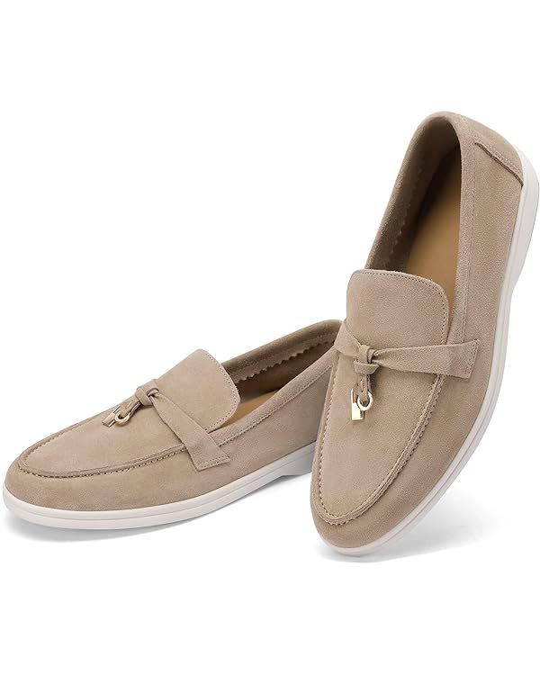 Celbreez Flats Loafers Comfortable Loafers for Women Round Toe Suede Lightweight Slip-on Moccasin... | Amazon (US)