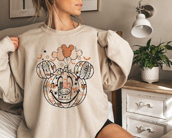 Vintage Disney Pumpkin Shirt Disney Spooky Seasons Shirt - Etsy | Etsy (US)