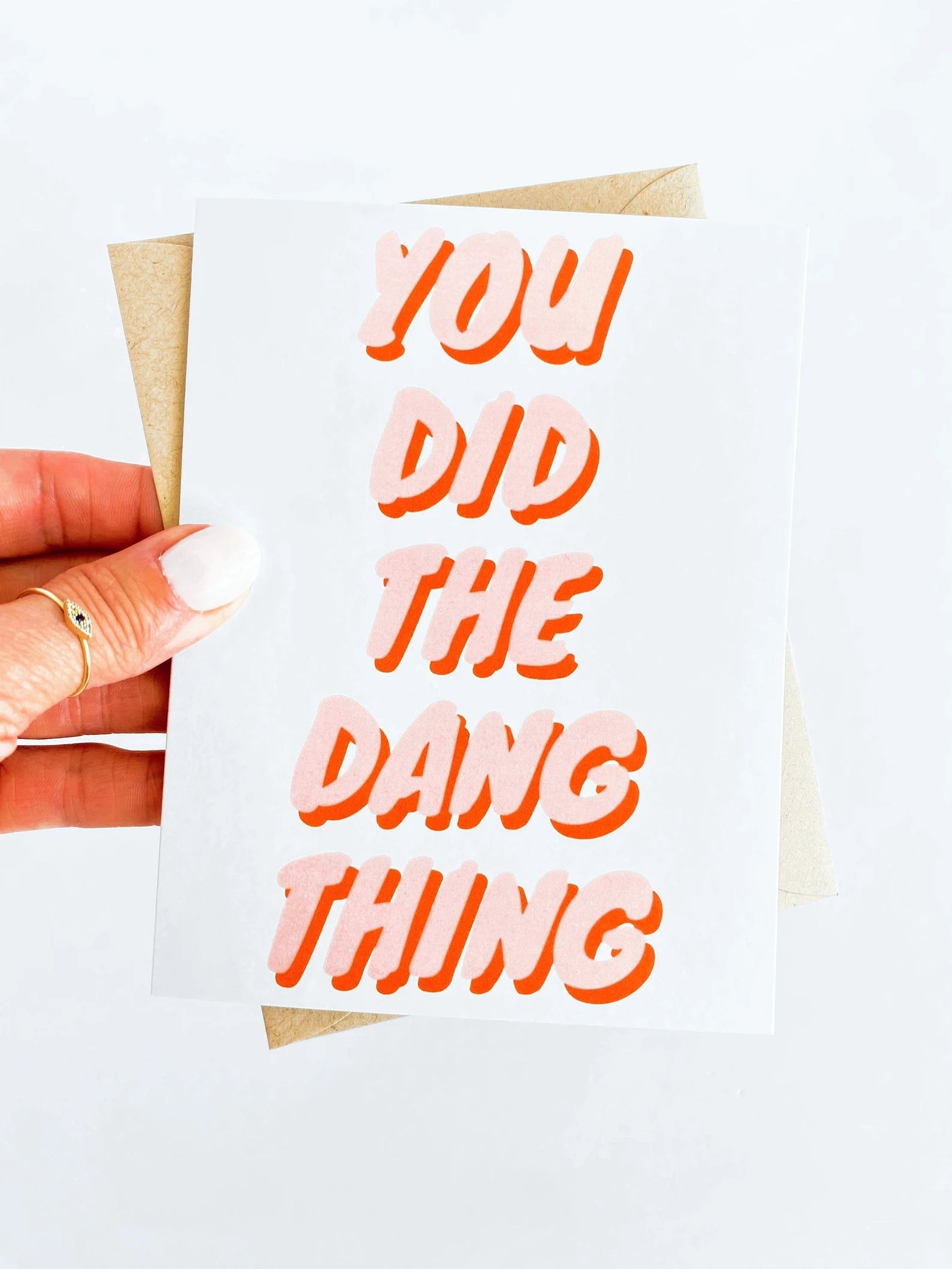You Did the Dang Thing Congratulations Card Proud of You Card | Etsy (US)