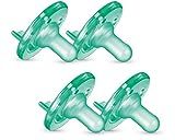 Philips Avent Super Soothie Pacifier, Green, 3+ Months, 4 Pack, SCF192/45 | Amazon (US)
