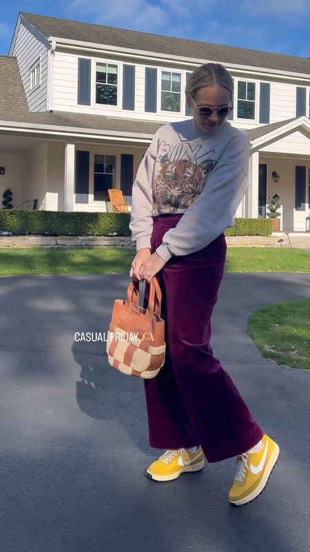 Spring casual outfit of the day - yellow sneakers, cult favorite Anthropologie colette, tuckernuck raffia top handle bag, anine bing sweatshirt from Shopbop, Krewe check sunglasses

More everyday outfits on CLAIRELATELY.com 🫶🏼

#LTKSeasonal #LTKstyletip #LTKVideo
