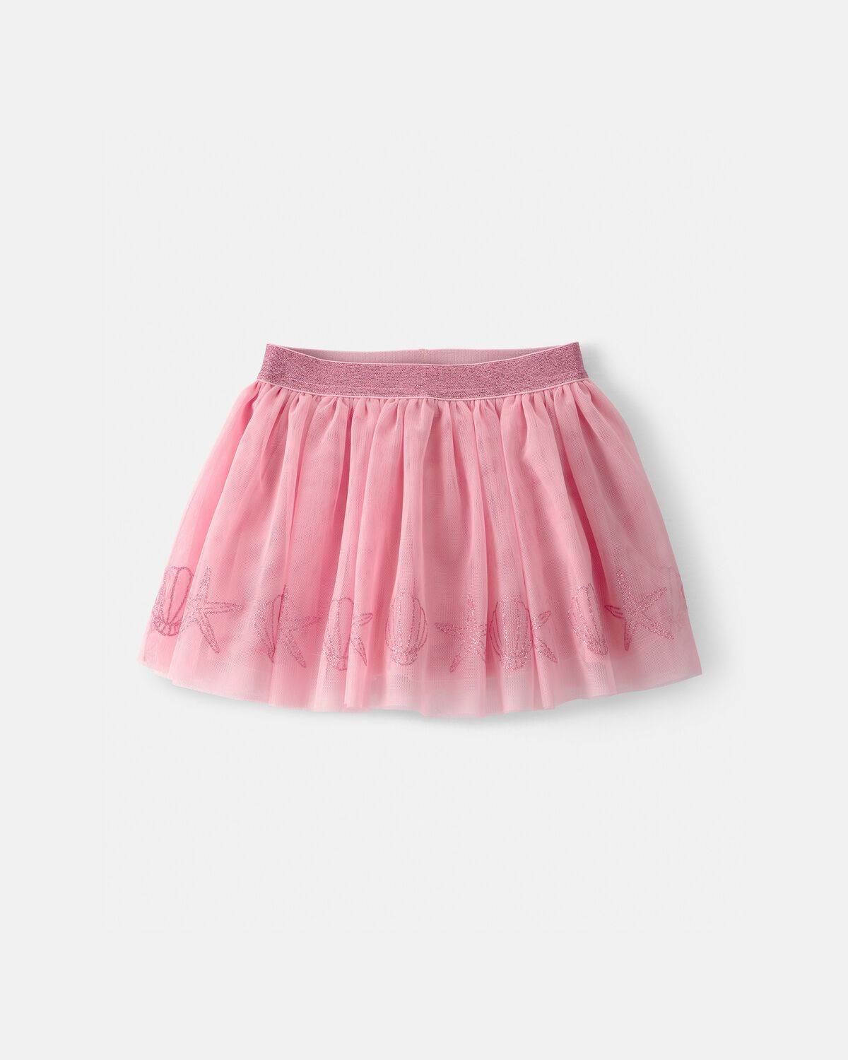 Toddler Girl Disney© Ariel Glitter Tulle Skort - Pink | Carter's Inc