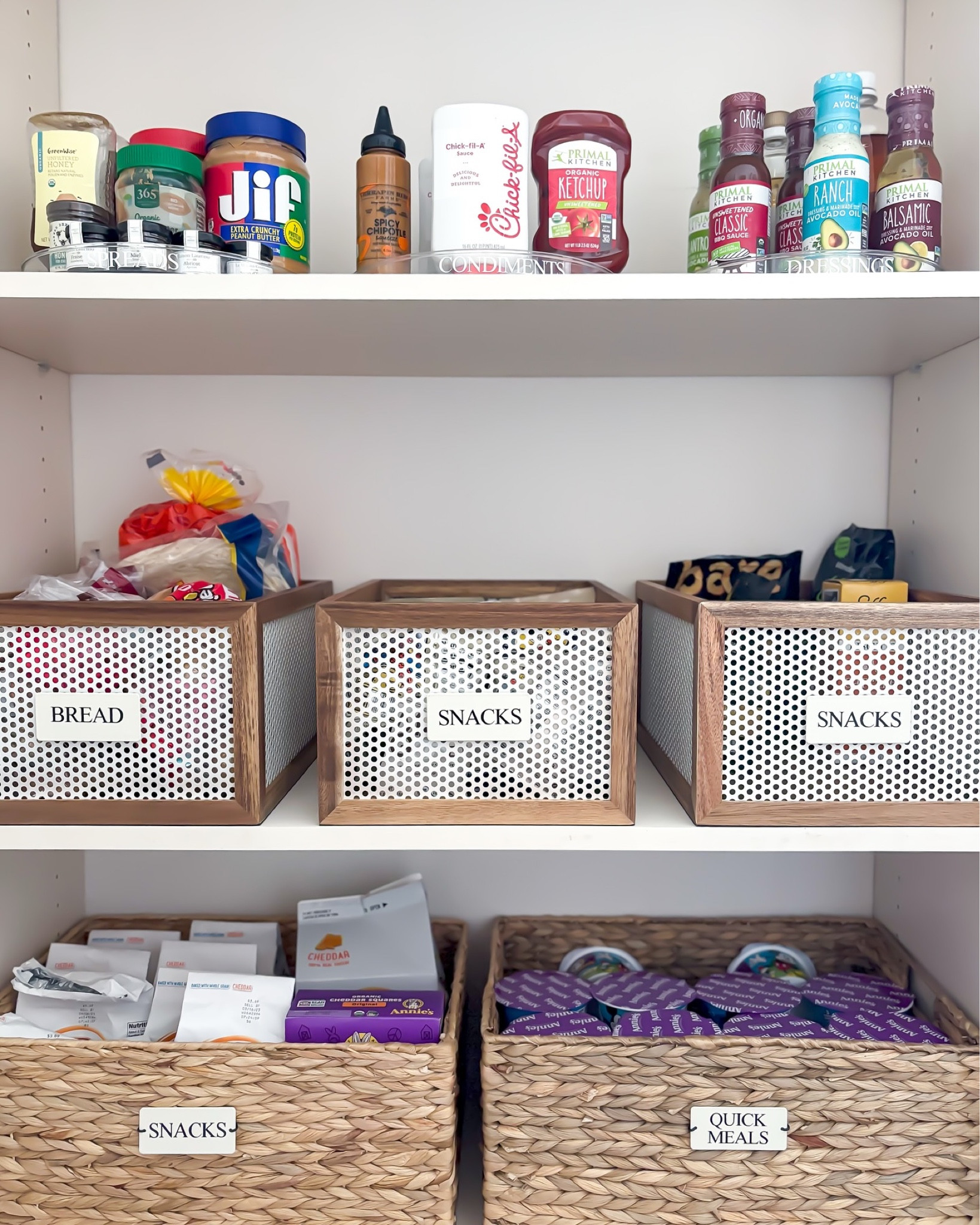 ✨ A place for everything & everything in its place! ✨ 

A well-organized pantry isn’t just about aesthetics—it’s about function, efficiency, and making everyday life easier. Categorizing with labeled bins, clear zones, and turntables keeps everything accessible and stress-free. ⁠

If your pantry could use a refresh, a little professional organization can transform your space (and your routine)! Booking March 📆