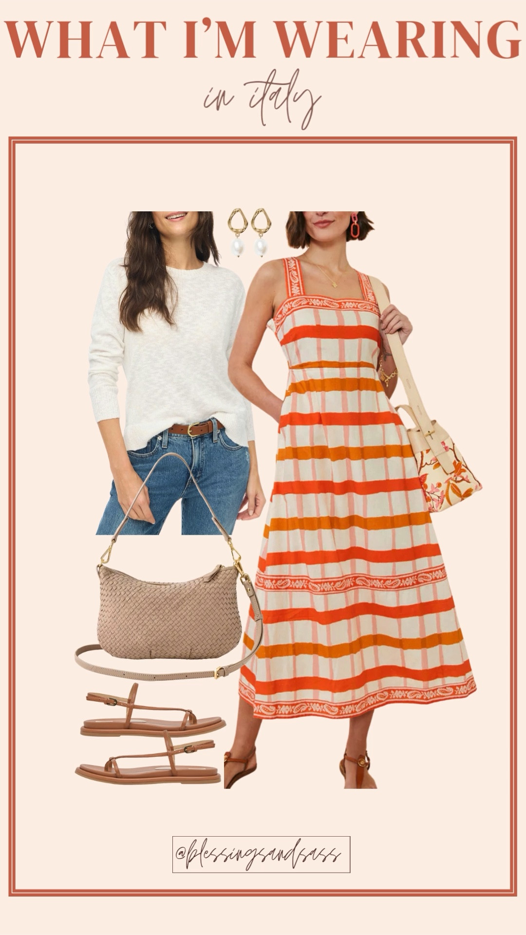 What I’m wearing in Italy!


Women’s fashion, fall fashion, fall style, fall outfits, fall outfit inspo, fall outfit ideas, ootd, outfit inspo, outfit idea, trendy fashion, chic style, fashion over 40, European vacation, travel outfit, Italy outfit inspo, outfit inspo for Italy, what to wear for 

#LTKSeasonal #LTKOver40 #LTKStyleTip