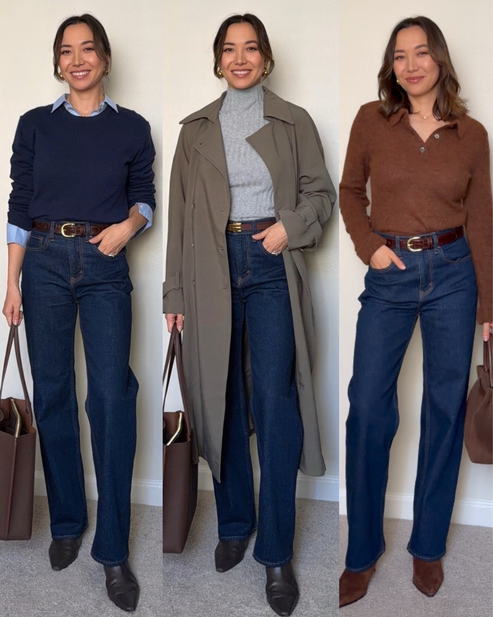  1 pair of jeans, ways for the office (or beyond)

On sale this weekend: 
Abercrombie 90s relaxed - wearing regular length here, but I prefer the short for a bit of a crop! Regular falls a little long unless I’m wearing a high heel ￼

#LTKSpringSale #LTKSaleAlert