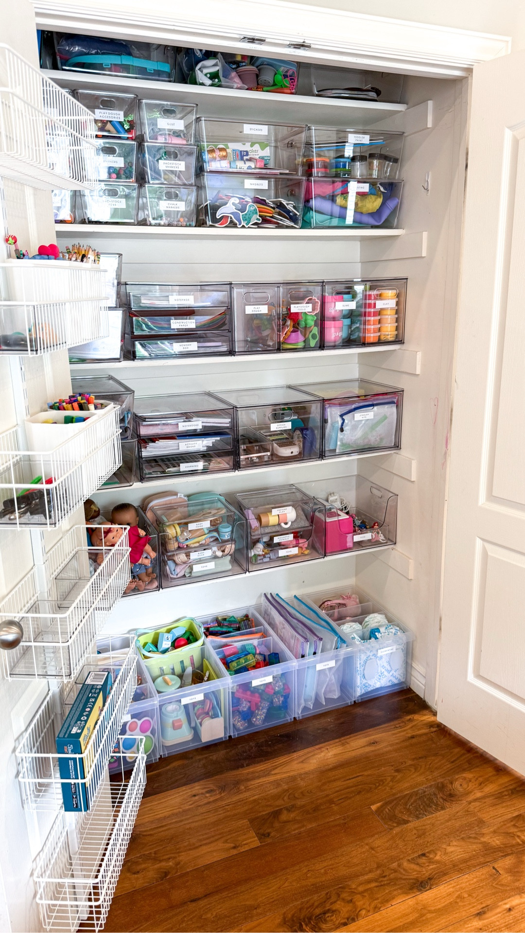 The ultimate craft closet! #crafts #craftorganization #organizingideas