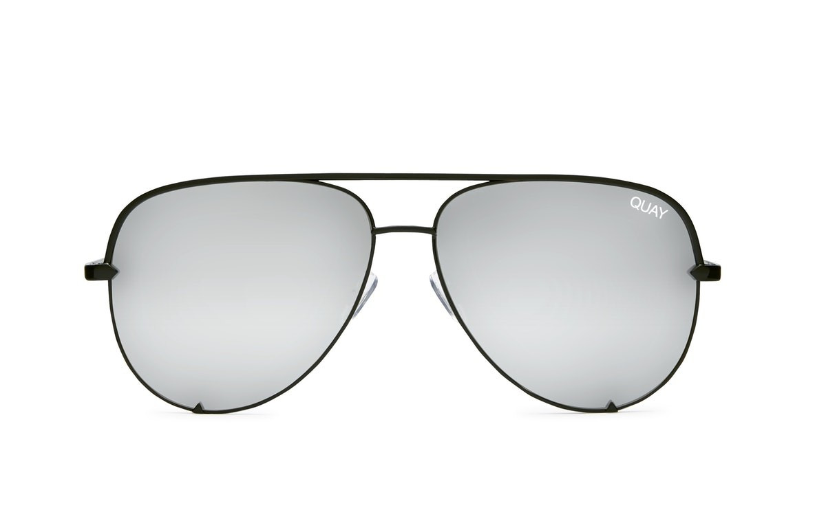 Quay Australia High Key Aviator Sunglasses | SOLSTICE
