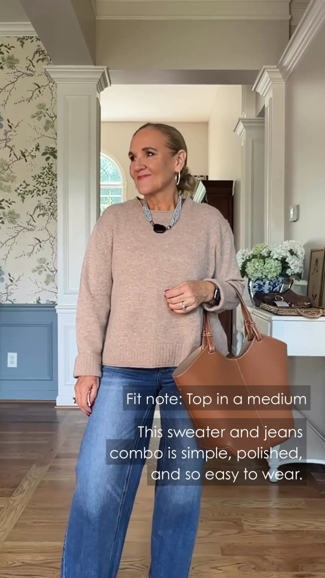 This sweater is such a good everyday basic, and I like how the simple jeans let the texture of the top stand out. I’m wearing a medium in the sweater.

#LTKgrwm #LTKdayinmylife #LTKootd