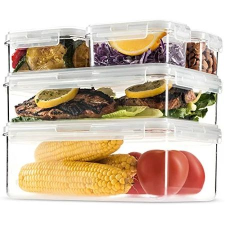 Komax Hikips Premium Tritan Pantry Food Storage Containers. (set of 5) - Airtight, Leakproof With Lo | Walmart (US)