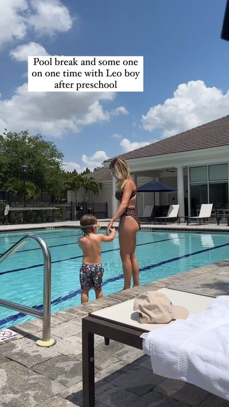 Hanging out at the pool with Leo man ✨ This swimsuit is under $40 from Amazon! 

amazon l amazon swim l swimsuit l women swimm

#LTKKids #LTKSwim