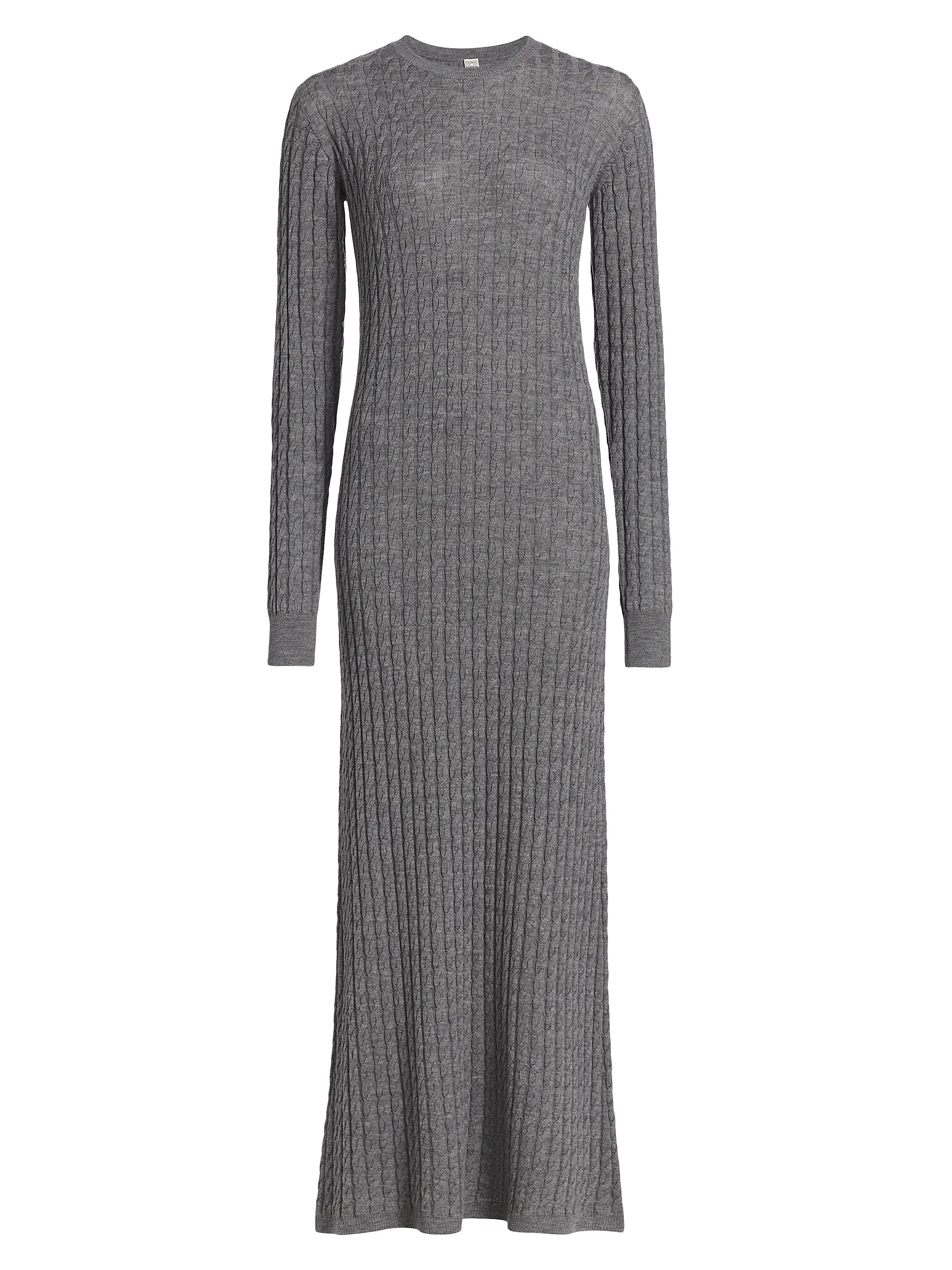 Cable-Knit Wool Maxi Sweaterdress | Saks Fifth Avenue