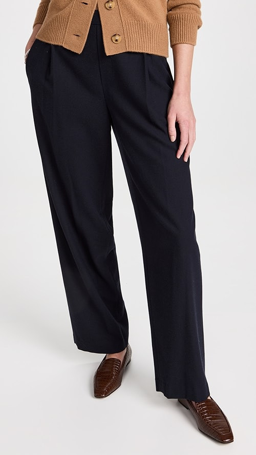Vince Flannel Easy Pull On Pants | SHOPBOP | Shopbop