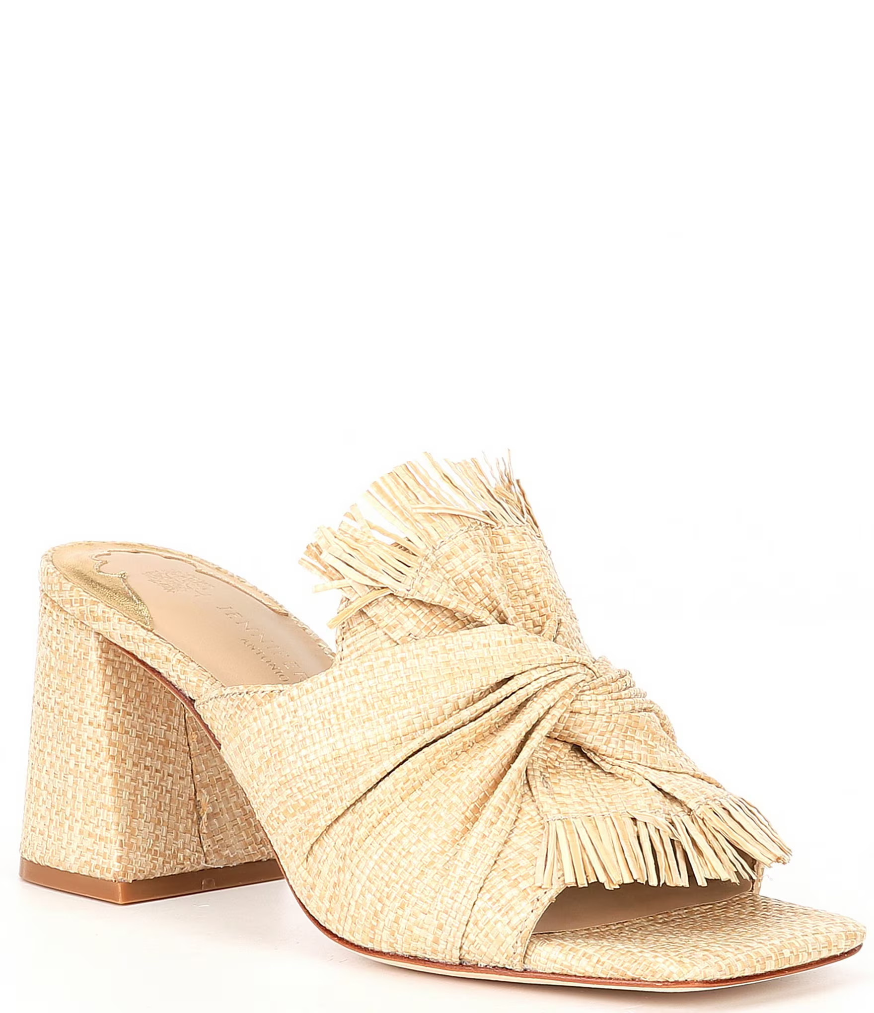 x Jennifer Sumko Palmetto Raffia Mules | Dillard's