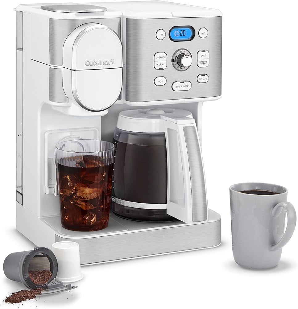 Cuisinart Center Combo Brewer Coffee Maker, White | Amazon (US)