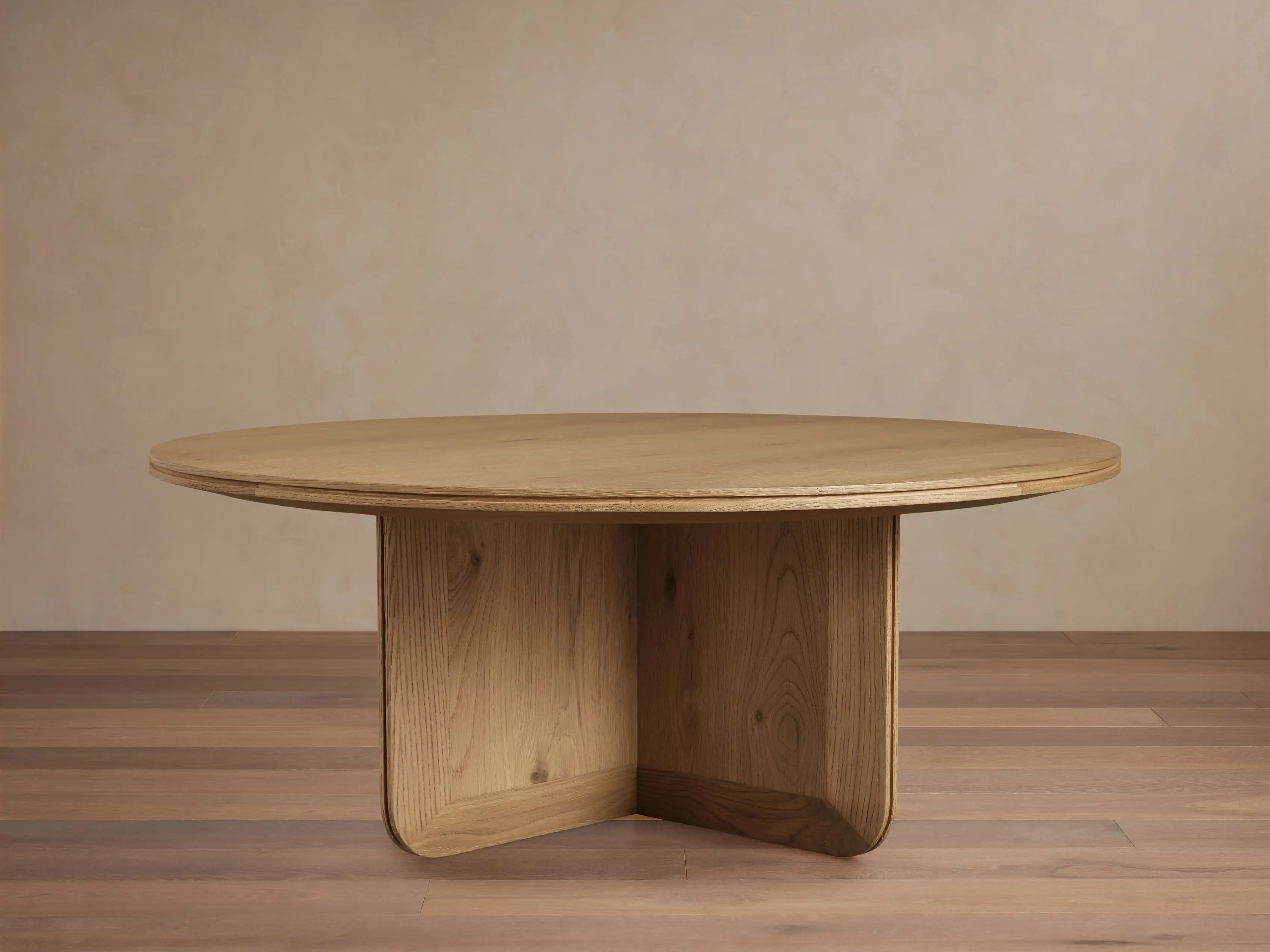 Felton Round Coffee Table in Honey | Arhaus