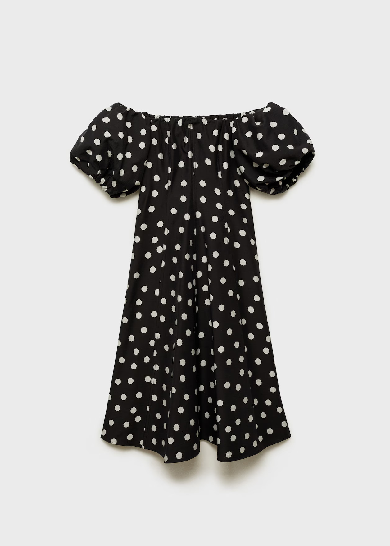 Strapless polka dot dress - Women | MANGO United Kingdom | MANGO (UK)