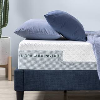 Zinus Ultra Cooling Gel 8 Inch Medium Smooth Top Twin Memory Foam Mattress | The Home Depot