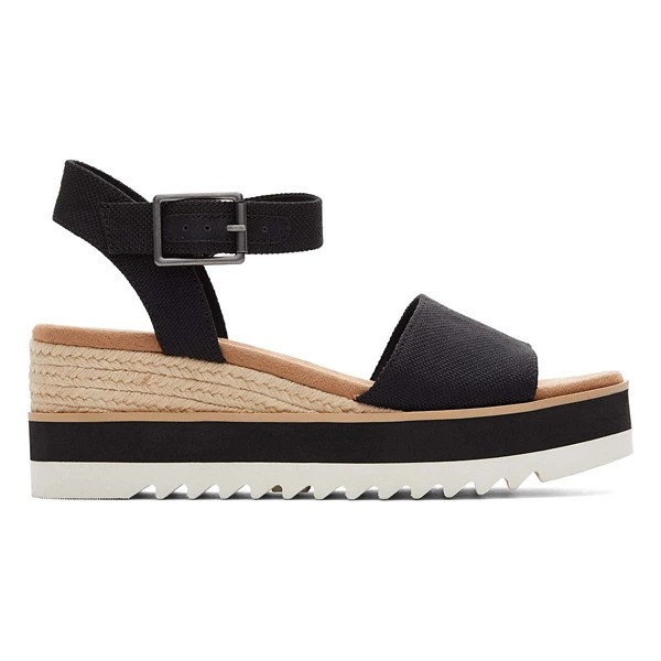 Women's Toms Diana Sandals 8.5 Black | Scheels