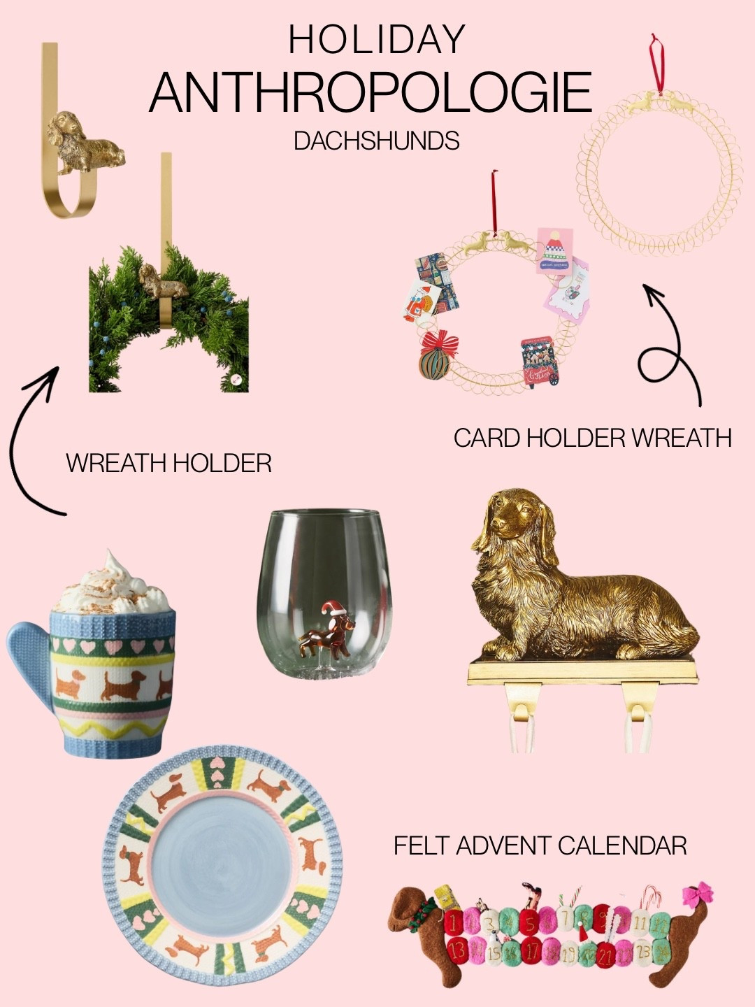@Anthropologie holiday doxie