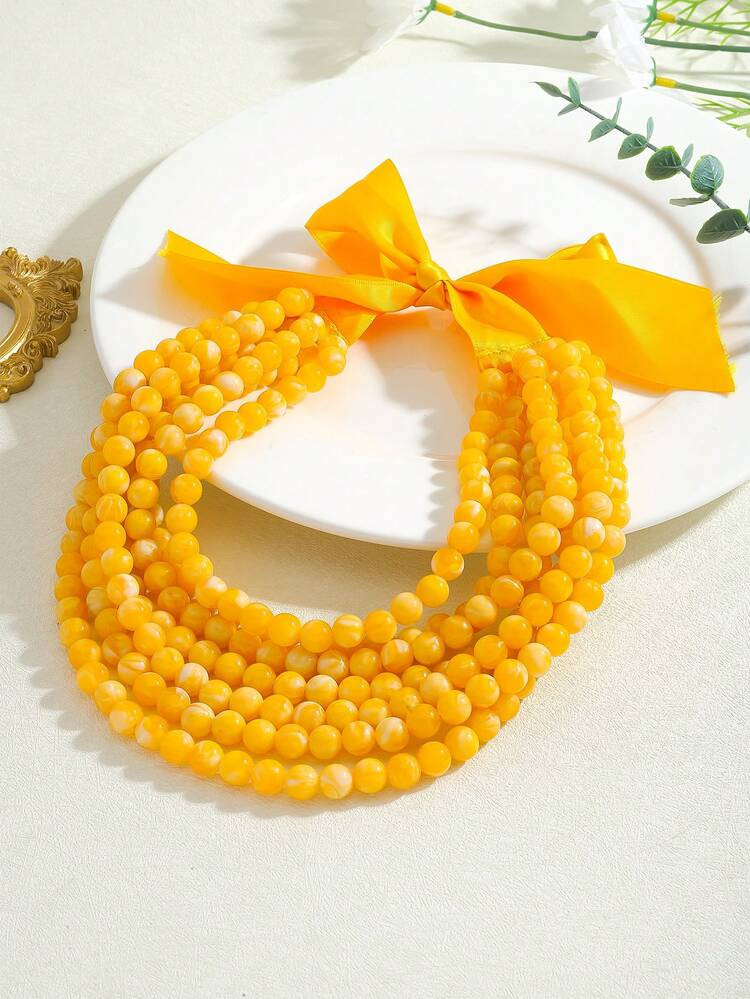 $7.90
-21%
$10.00
Pay now, in 4 payments of $1.97, or pay over time with monthly financing.


Join & save $0.39! Get 50% off CLUB fee now
1pc Handmade Beaded Boho Style Dopamine Butterfly Necklace, Multi-Layer Artisanal Beaded Necklace With Faux Natural Stones, Suitable For Daily Wear, Formal Events, Parties, Celebrations, Women's Jewelry Accessory
4.82
(23)
Style Type
Green Handmade Rice Bead Necklace
Blue Handmade Rice Bead Necklace
Dark Pink Handmade Rice Bead Necklace
Red Handmade Rice Beads Necklace
Gradient Orange Beaded Necklace
Yellow Handmade Gengmi Bead Necklace
Size
one-size
Length:4.7 in
Size Guide
Qty:

 | SHEIN