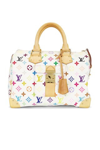 Louis Vuitton Monogram Speedy 30 Handbag in White | FWRD 
