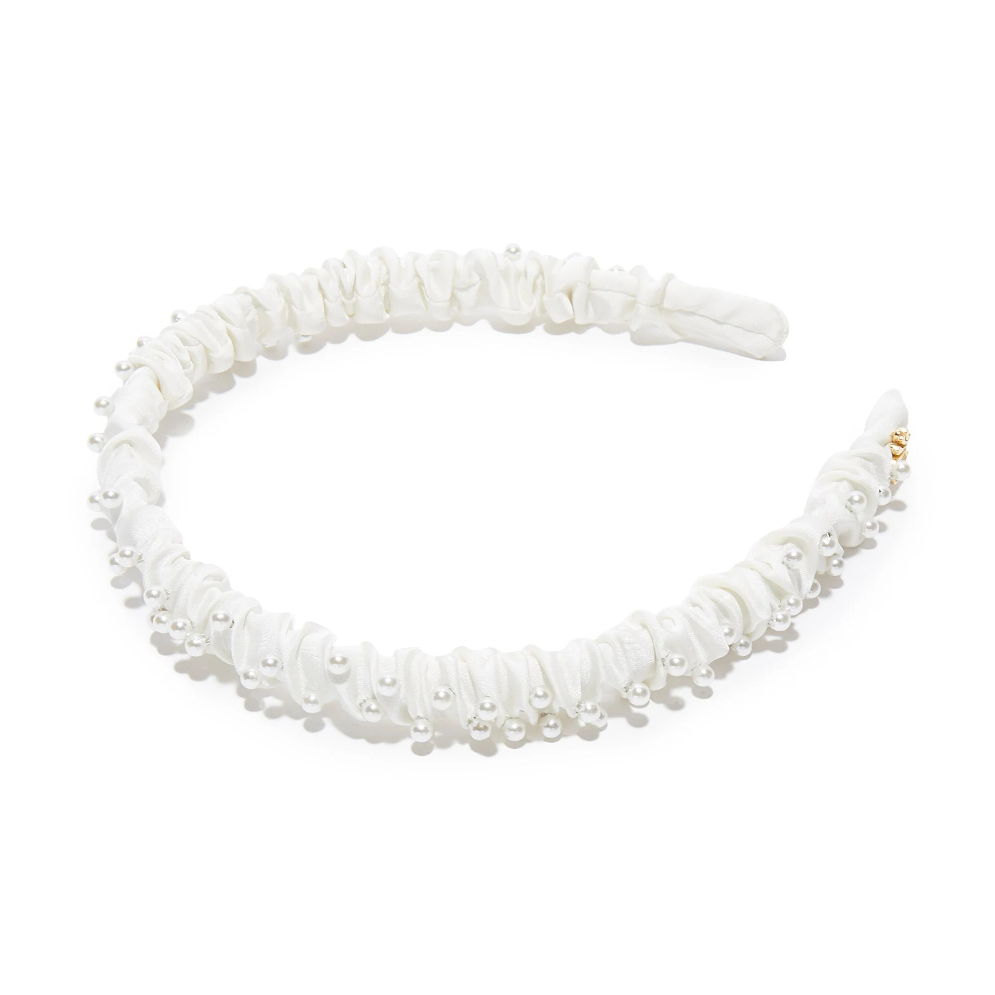 IVORY MIXED PEARL JESSIE HEADBAND | LELE SADOUGHI