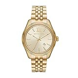 Michael Kors Men's Lexington Quartz Watch with Stainless Steel Strap, Gold, 20 (Model: MK8857) | Amazon (US)