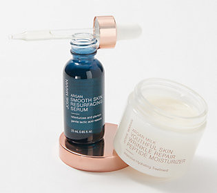 Josie Maran Milk Peptide Cream & Resurfacing Serum | QVC