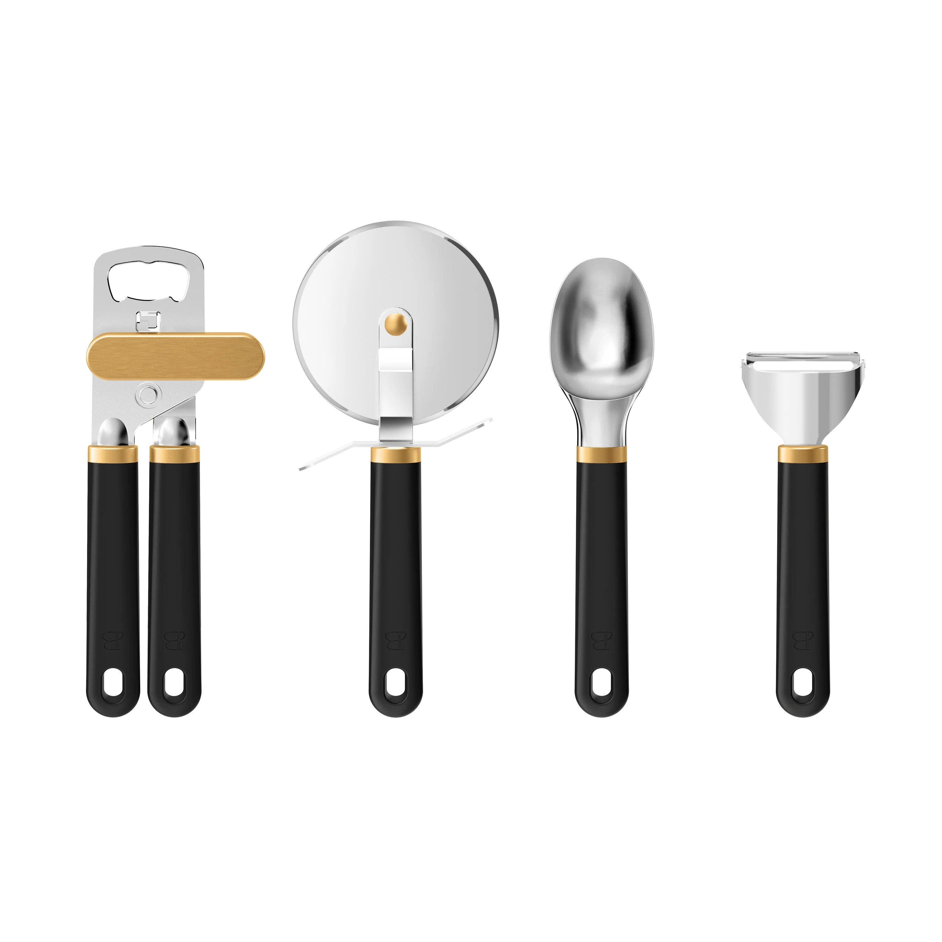 Beautiful 4-Piece Essentials Gadget Set, Black Sesame by Drew Barrymore - Walmart.com | Walmart (US)