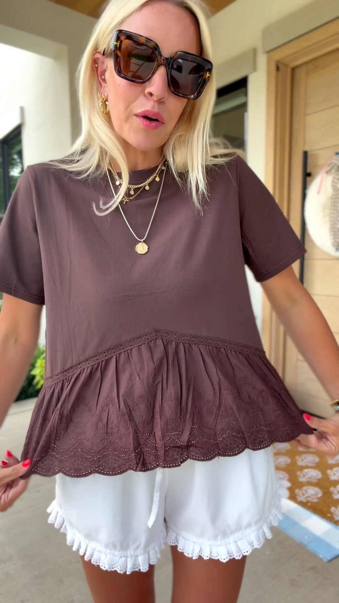 This top will transition into fall perfectly! Size M. On sale for $19!

#LTKootd #LTKgrwm #LTKmomlife