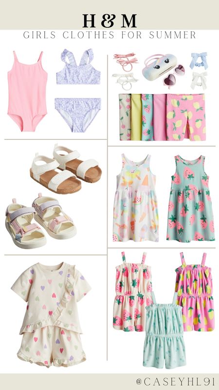 H&M girls clothes for summer! Such cute and colorful options for a summer wardrobe! 

#LTKkids #LTKstyletip #LTKSeasonal