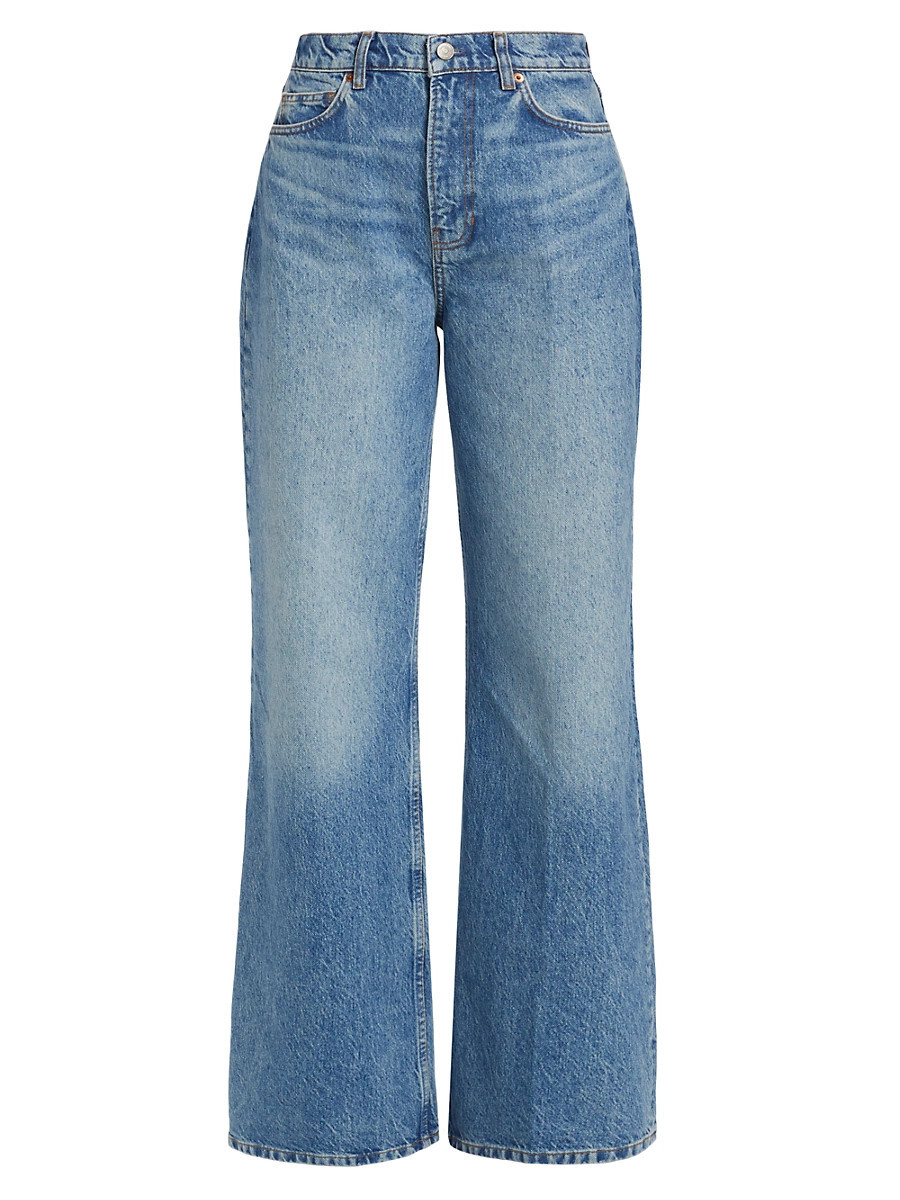 Women's Cary High-Rise Wide-Leg Jeans - Colorado - Size 31 | Saks Fifth Avenue