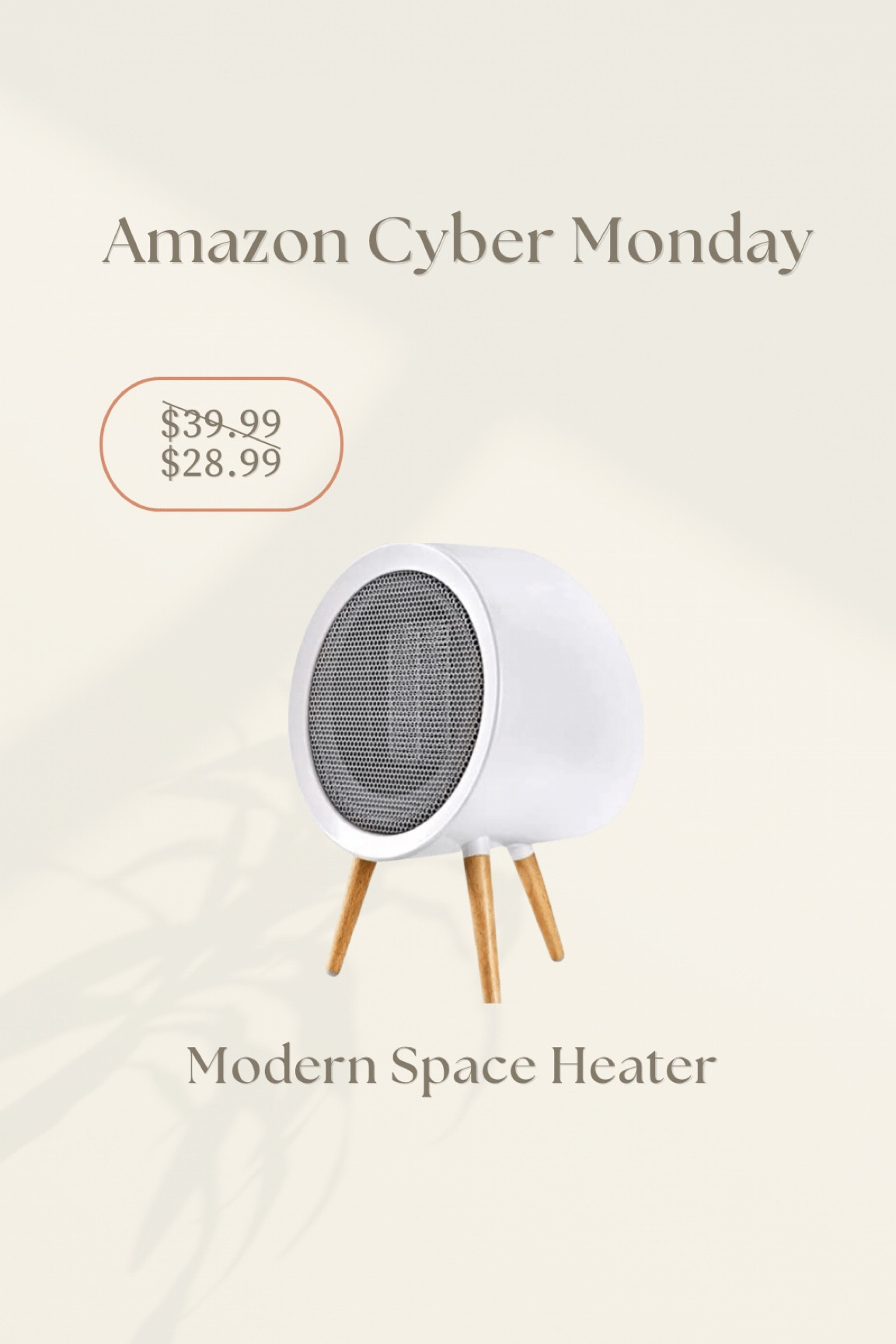 Modern white space heater 

#LTKunder50