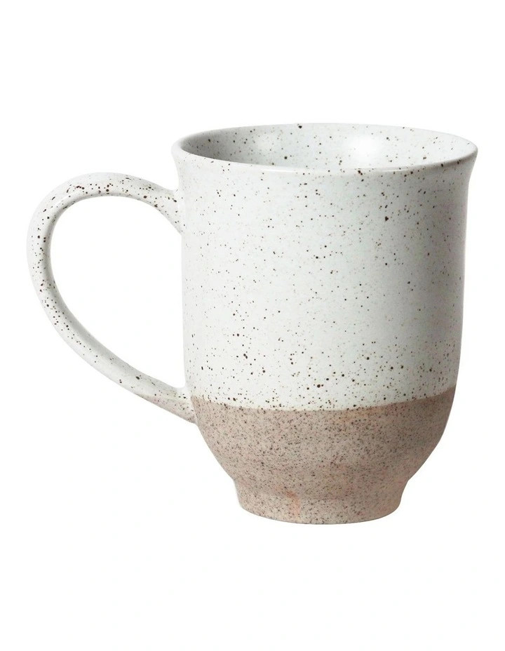 Robert Gordon400ml Natural Home Tulip Mug in White Speckle | Myer