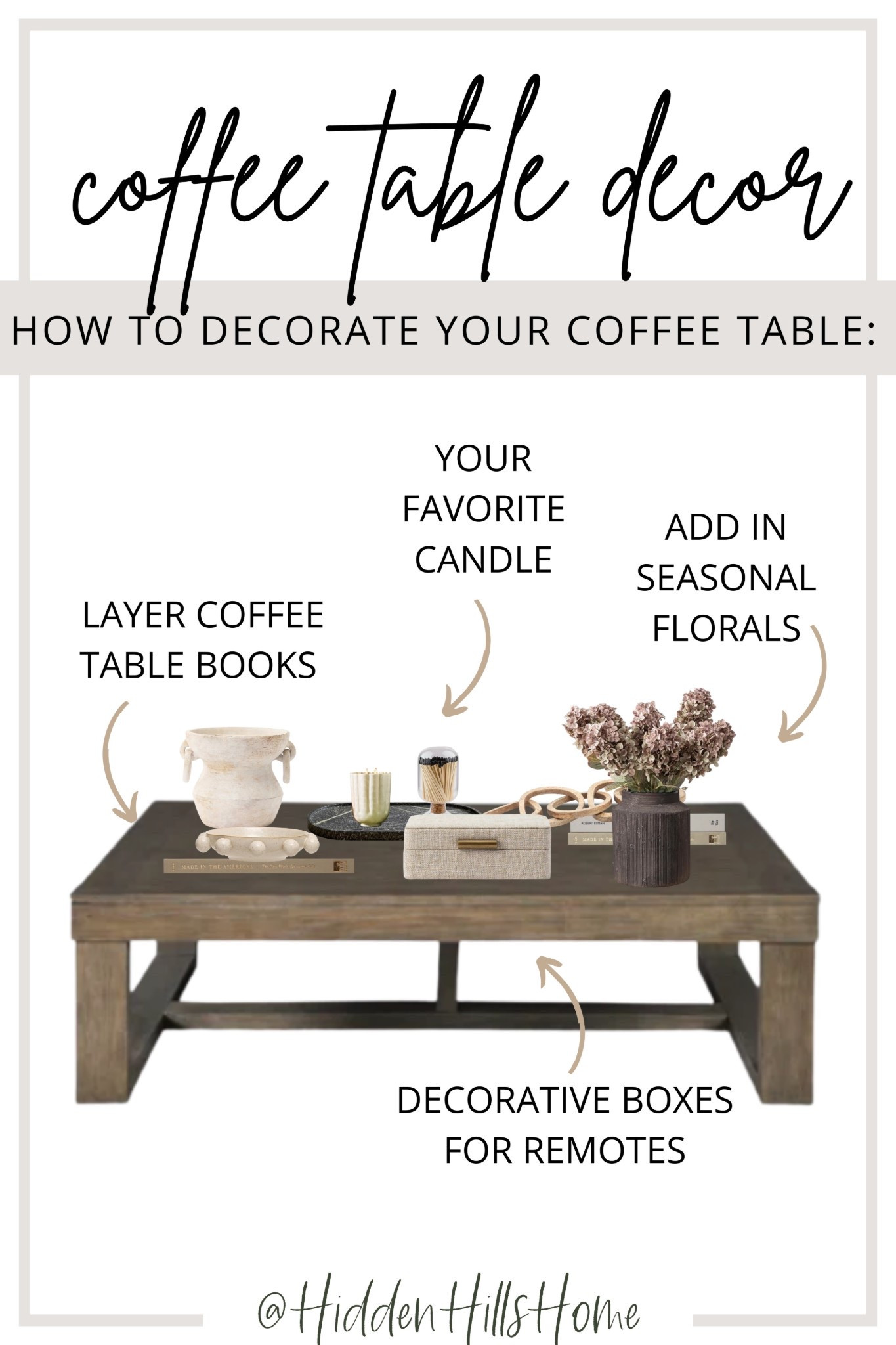 Coffee table decor ideas. Coffee table decor inspiration, home decor, how to decorate a coffee table 

#LTKHome #LTKFindsUnder100 #LTKSaleAlert