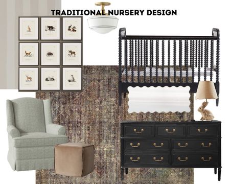 Traditional Nursery Design 

#LTKbump #LTKbaby