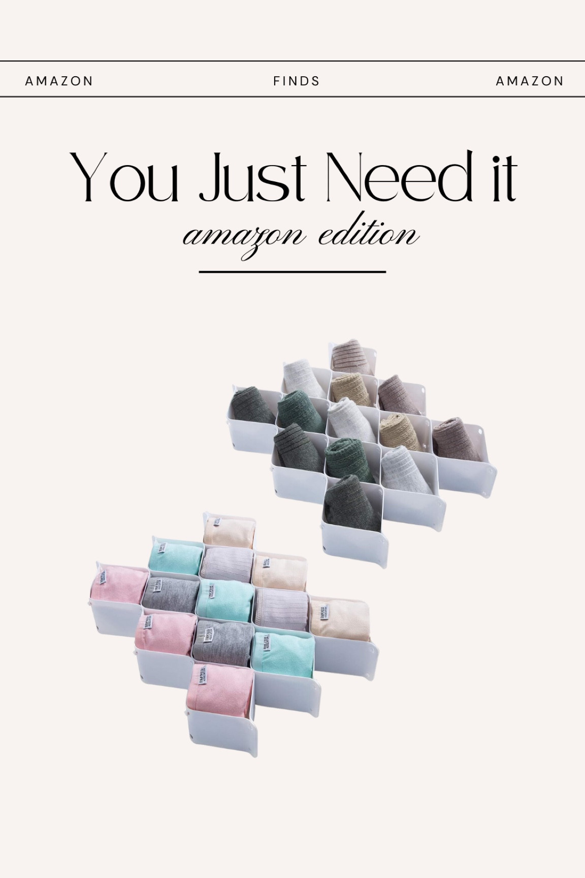 Organize your dresser like a pro.

Amazon finds • organization • home hacks • drawer organizer

#LTKhome