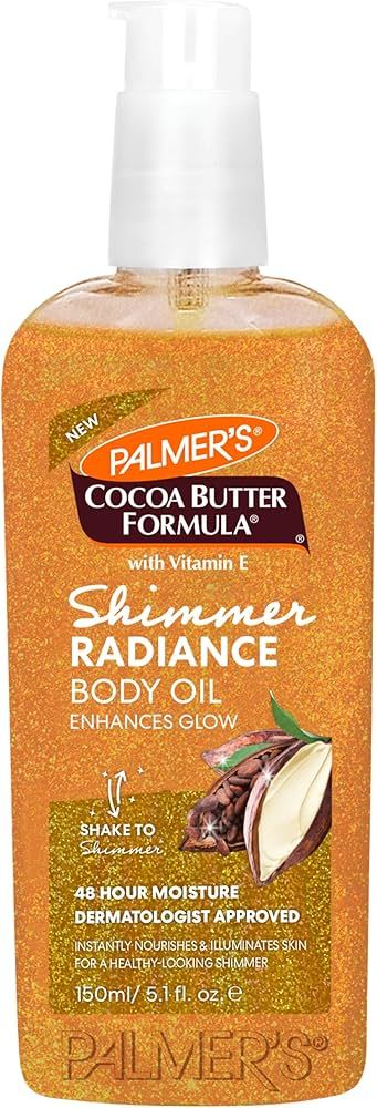 Palmer's Cocoa Butter Formula Shimmer Body Oil with Vitamin E, 5.1 Fl Oz, Radiance Body Oil for G... | Amazon (US)