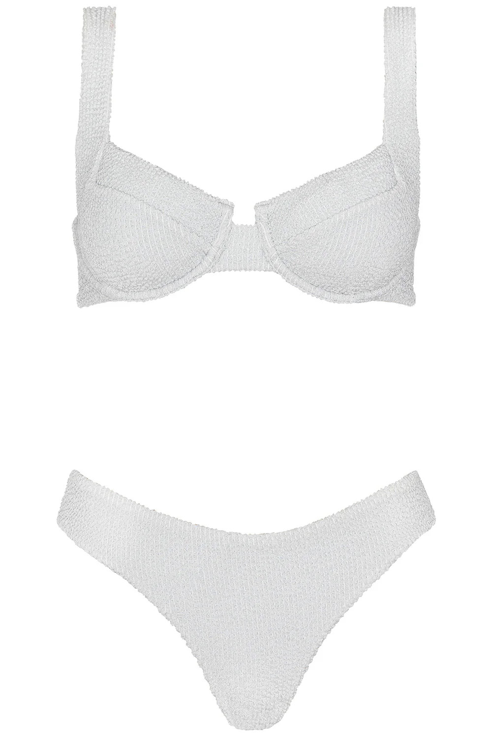 Laguna Bikini Crinkle Pearl Set | VETCHY LLC