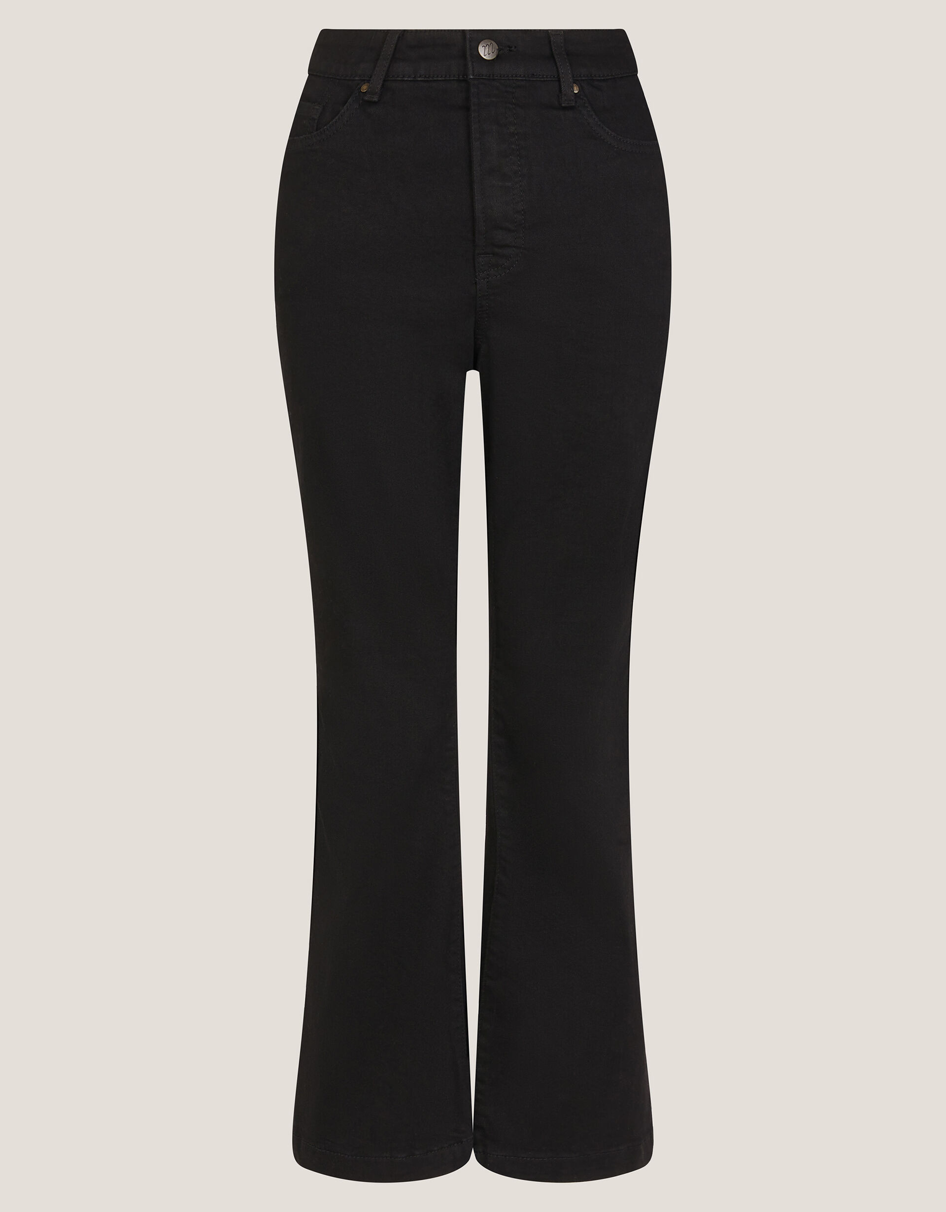 Cassie Kick Flare Jeans Black | Monsoon (UK)