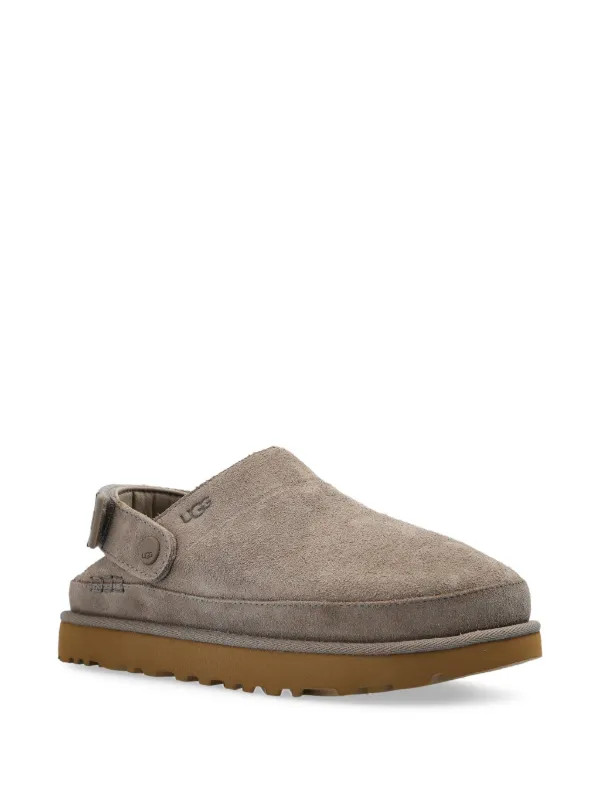 UGG Leather Slippers  | Grey | FARFETCH | Farfetch Global