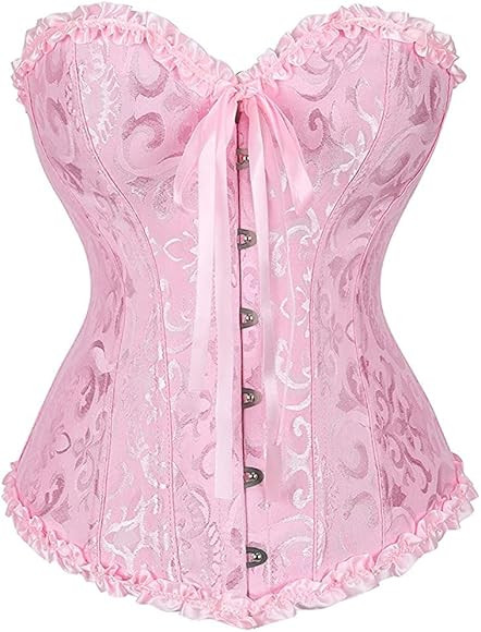 SZIVYSHI Damen Vollbrust Corsage Korsett Top Gothic Vintage Corsagen Bustier Corsette | Amazon (DE)