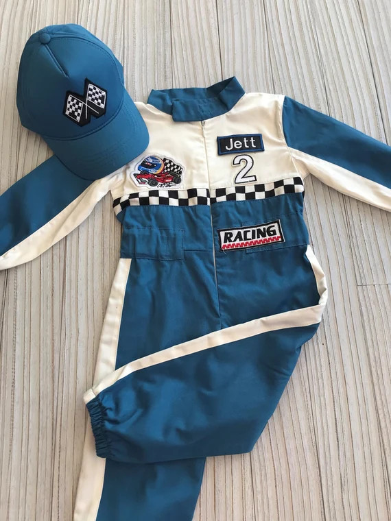 Personalized Blue Racer Long-short Jumpsuit/short Sleeve - Etsy | Etsy (US)