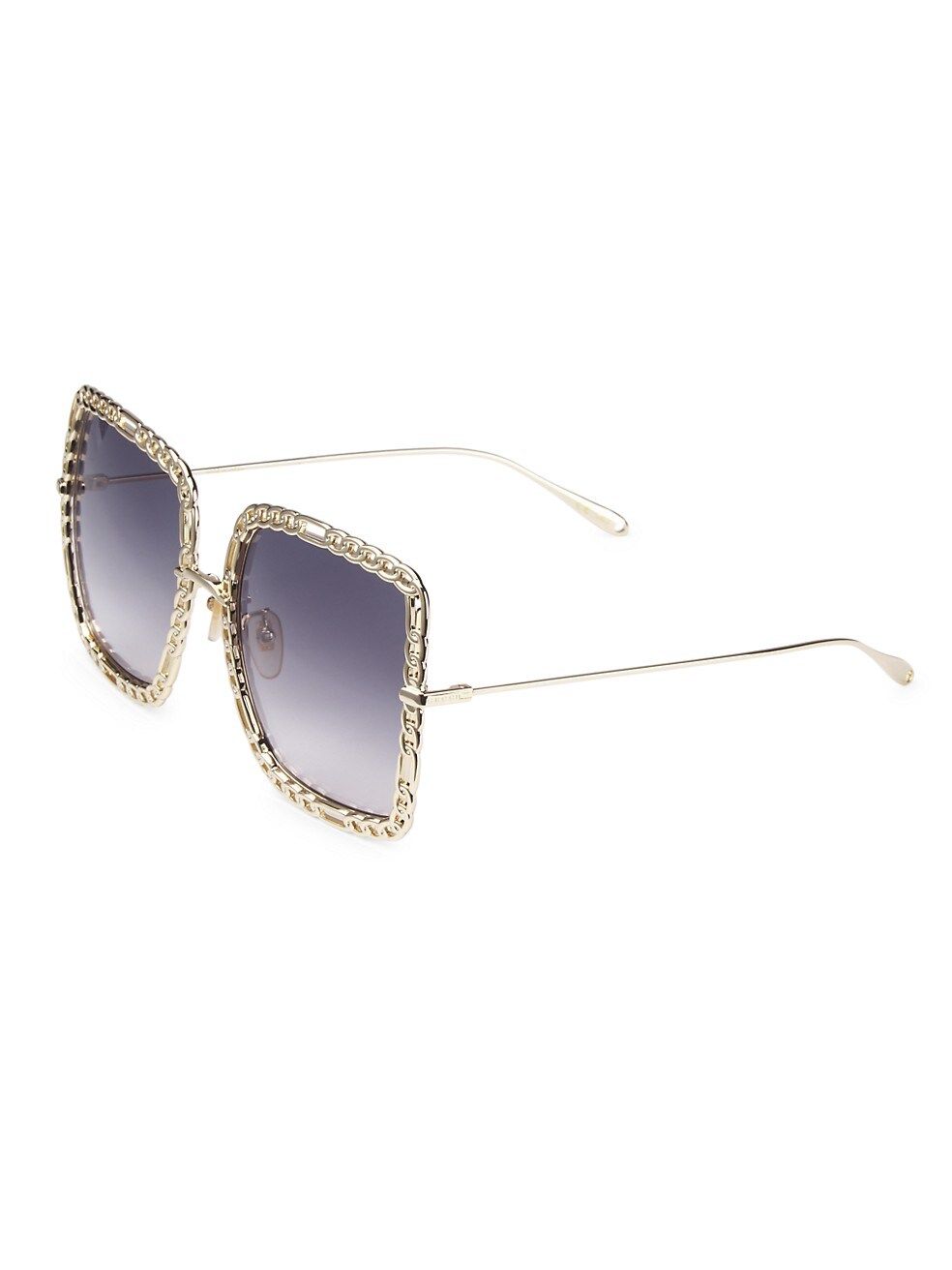 Gucci Gucci Chain 57MM Square Sunglasses | Saks Fifth Avenue