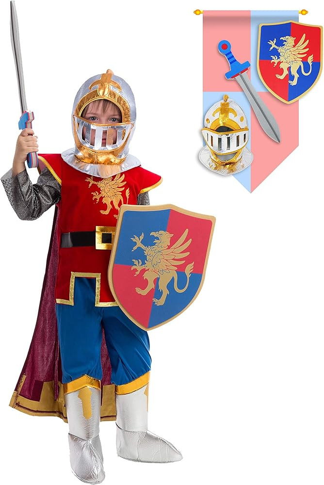Spooktacular Creations Kids Medieval Knight Costume, Boys Renaissance Knight Costume for Toddler ... | Amazon (US)
